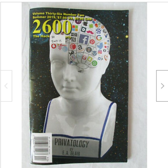 2600 The Hacker Quarterly Volume 36 Number 2 Summer 2019 Privatology - Picture 1 of 3